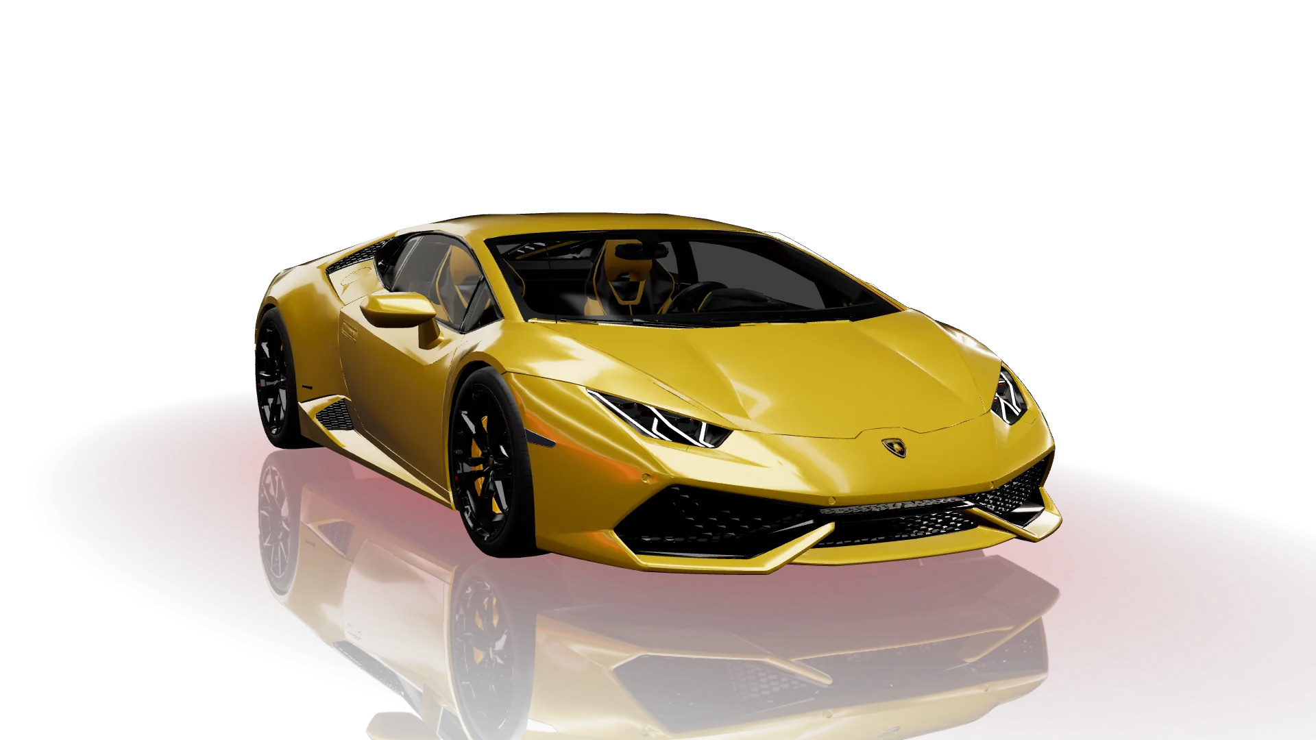 Lamborghini Huracán gialla